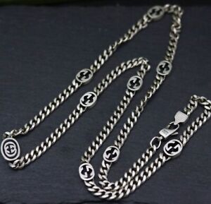 Gucci interlocking GG bracelet and chain 925