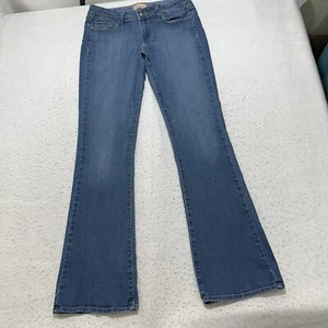 Paige Jeans Women's 27 Holly Petite Blue Low Rise Bootcut Denim Jeans (30x32) - Picture 1 of 14