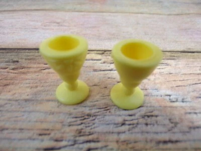 Juego de 2 vasos Parfait vintage 1988 Barbie Soda Shoppe Foto 1 de 3