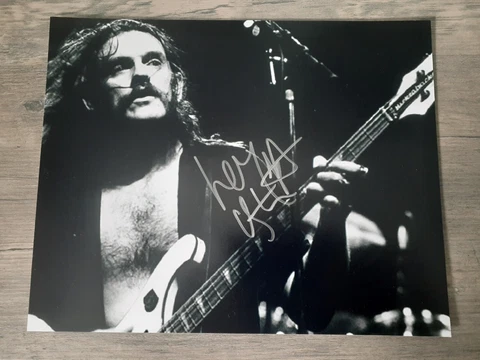 AUTHENTIC SIGNED LEMMY 10 X 8 MOTORHEAD AUTOGRAPHED PHOTO COA REAL Cover
