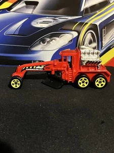 Hot Wheels Road Grader Red Diecast NM Condition Construction - Picture 1 of 8