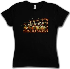 THESE ARE SPARTA'S WALLS T-SHIRT - Hoplit Hoplites Sparta Spartaner - Bild 1 von 1