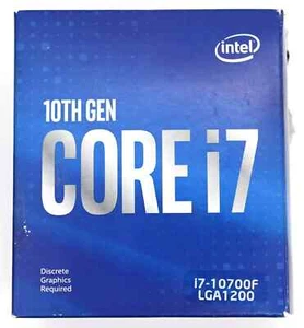 Intel Core i7-10700F CPU Prozessor LGA1200 4,8 GHz, 8 Kerne, 16 Threads NEU - Bild 1 von 5
