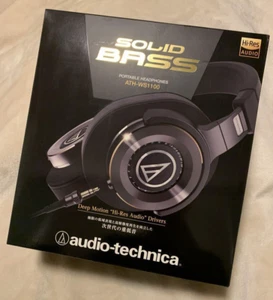 audio technica SOLID BASS Headphones Heavy Bass High Resolution ATH-WS1100 - Picture 1 of 8