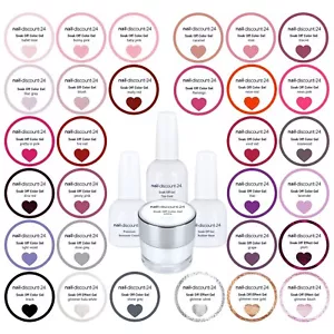 Premium Soak Off Effekt LED UV Gel Hochpigmentiert Gellack - Bild 1 von 112