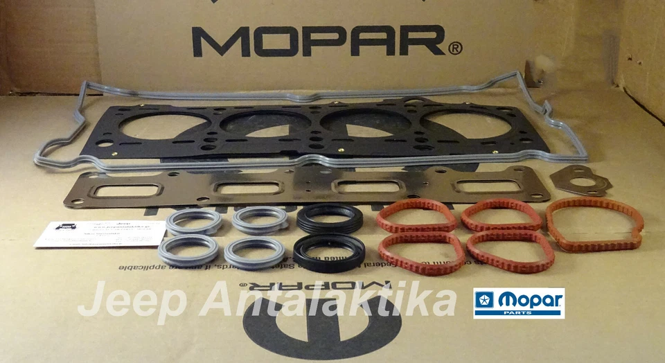 Upper Engine Gasket Package Jeep Liberty KJ 2.4L 02-05 5072474AE New Gen. Mopar - Image 1 of 4
