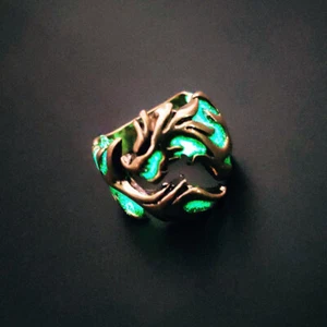 Luminous Ring Man Mens Fashion Rings Jewellery Pattern - Picture 1 of 12
