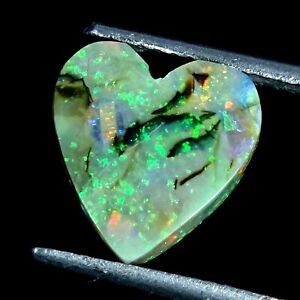 1.80 Cts Genuine Monarch Sterling Opal Loose Gemstone Heart Cabochon 9X10X3MM