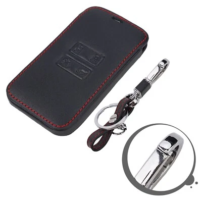 For Captur Clio Megane Koleos Kadjar Leder Schlüssel Etui Fernbedienung - Bild 1 von 4
