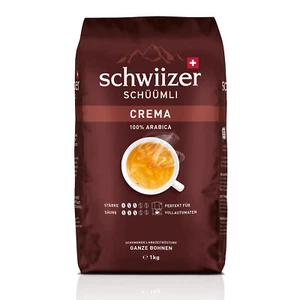 Schwiizer Schüümli Crema Bohne 1kg Kaffeebohnen Kaffee Espresso Arabicabohnen - Bild 1 von 1
