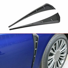 1 paire coupe universelle pour la plupart des voitures décoration coupe-vent en fibre de carbone