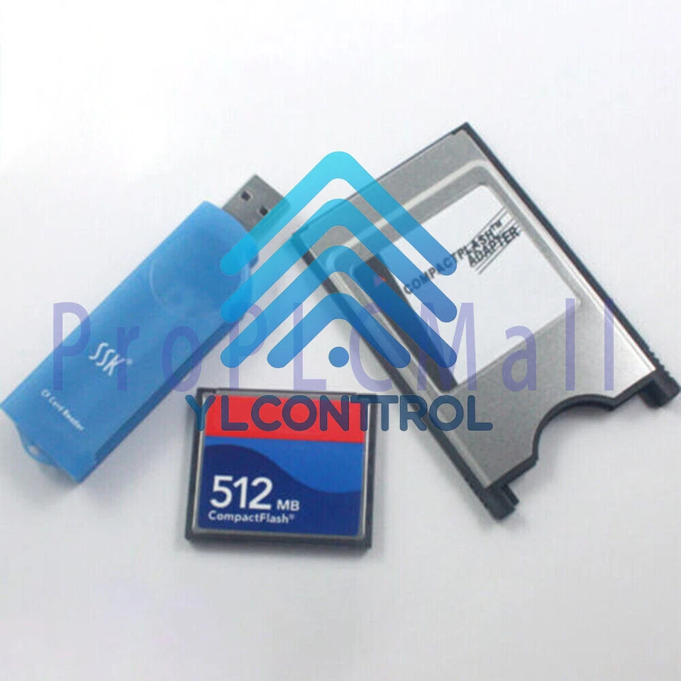 1set NEW CNC 512MB CF CF card+CF-PCMCIA adapter+SSK USB2.0 card reader - Image 1 of 1
