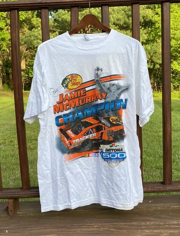 Jamie McMurray Daytona 500 Winner 2010 Nascar Graphic Tee Chase Auth XL Auto Cover