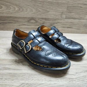 Dr. Martens Mary Jane scarpe con cuscino d'aria doppio cinturino donna taglia US 7 nere - Foto 1 di 10