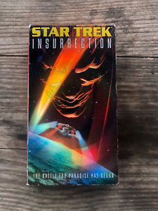 1999 Star Trek Insurrection VHS Video Tape Patrick Stewart