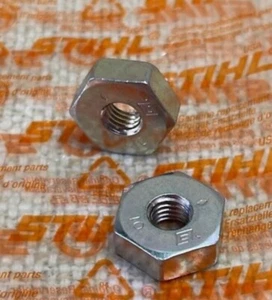 NEW Genuine STIHL Bar Nut M8 2-Pack 0000-955-0801 OEM-Chainsaws - Picture 1 of 1