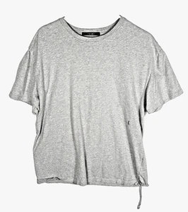 Ksubi Camicia Uomo Grigio Medio 4X4 Biggie Manica Corta Maglietta Oversize Grafica - Foto 1 di 13