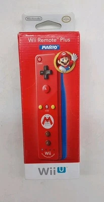 Nintendo Wii U Remote Controller Plus Super Mario VERSION Free S & H, New Sealed - Image 1 of 4