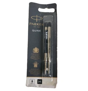 Nuevo QUINKflow Bolígrafo Tinta Recarga Punta Media Negro Paquete de 2 Alta Calidad - Imagen 1 de 4