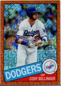 2020 TOPPS CHROME '85 ORANGE CODY BELLINGER 20/25! PLUS BONUS! - Picture 1 of 3