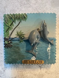 Vintage Souvenir Huatulco Refrigerator Magnet. (AA) - Picture 1 of 2