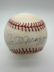 Joe DiMaggio signed handsigniert American League Baseball JSA LOA - Bild 1 von 7