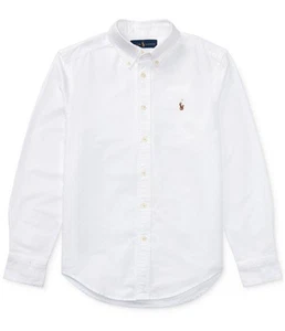 Polo Ralph Lauren Little Boys Cotton Oxford sport Shirt Color Light Blue NWT - Picture 1 of 5