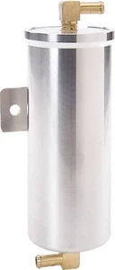 7" X 3" Coolant Recovery Tank With Inlet Mounting Bracket And A Natural Finish - Picture 1 of 1