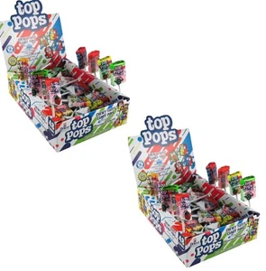 Dorval Top Pops Varietà Gusto Chewy Taffy Candy Pops 48 Conteggi Ciascuno, 2 Confezioni - Foto 1 di 6