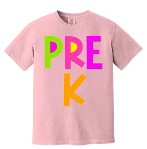 Pre K Brights Comfort Color Pink Tee* DTG* Back to School - Picture 1 of 1