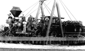 1914 ALBANY OREGON C&E RR Train Crew A Frame Turntable - Picture 1 of 1