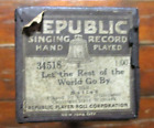 # 34518 Republic 1919 "Let the Rest of the World Go By" Ballad Piano Roll