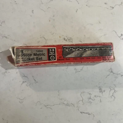 Sears Craftsman 9 Piece Vintage Metric Socket Set - Image 1 of 2