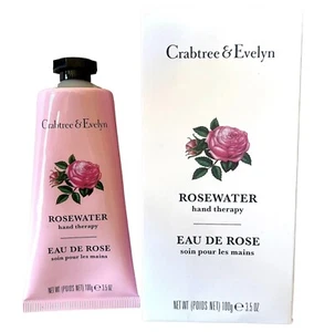 Crabtree & Evelyn ROSEWATER Hand Therapy 3.5 oz SEALED Moisturizing Hand Cream - Picture 1 of 1