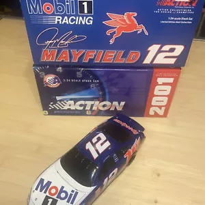 Jeremy Mayfield 2001 #12 Mobil 1 Bank 1:24 Car Vintage - Picture 1 of 9
