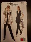 Vogue 8577 Very Easy Misses' Jacket, Vest & Pants Pattern Size 8-10-12