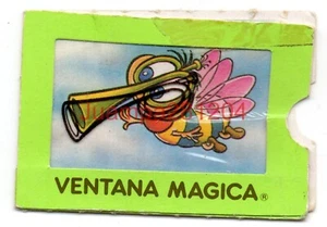 VENTANA MAGICA CROMO VERDE 1989 BOLLYCAO DAÑADO FALTA CARTON INTERIOR Y ROTURA - Picture 1 of 3
