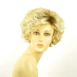 short wig for women curly very light blond golden ref: KIMBERLEY ys PERUK - Imagen 1 de 9