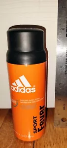 Adidas Sport Fever Cooling Body Spray 4 oz 24 hr Fresh Power Discontinued Rare - Picture 1 of 4