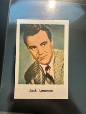 JACK LEMMON TV & FILM STARS 1963 DUTCH GUM UNNUMBERED SET 2 CARD NM
