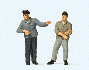 NEW Preiser Figures # 44919 G scale Railroad Engineer & Fireman in Cab - Picture 1 of 1