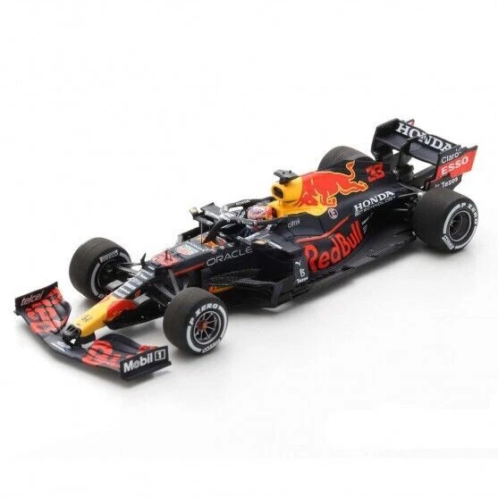 Spark Red Bull Racing Honda RB16B 2021 Max Verstappen Winner Dutch GP 1:43 Modellino Auto da Corsa (S7686)