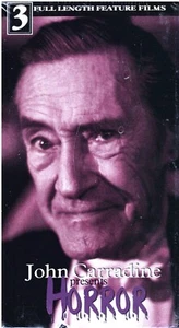 John Carradine Presents HORROR 3 Pk- Phantom Creeps, Chandu, Nt. of Living Dead - Picture 1 of 3