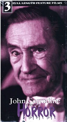 John Carradine Presents HORROR 3 Pk- Phantom Creeps, Chandu, Nt. of Living Dead - Image 1 of 3