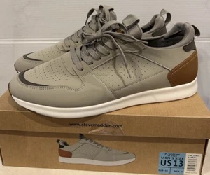 Steve Madden Herren P-Sonny Ortholite Jogger Sneaker Lt. Grau NEU!! Größe 11 - Bild 1 von 6
