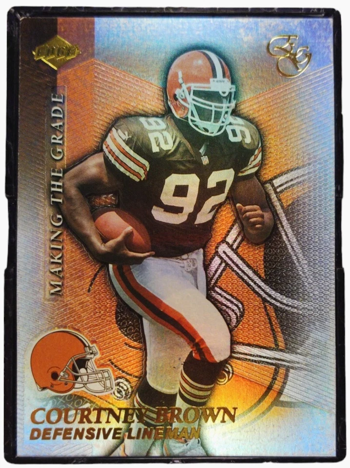 2000 Collector's Edge EG Making the Grade Football Card #M9 Courtney Brown/2000 - Image 1 of 2
