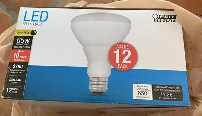 Feit Electric Dimmable Led BR 30 Flood 65W Soft White, 6 Count - Image 1 of 4