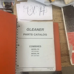 Gleaner R4 & R5 Combine Parts Catalog Manual Book OEM In Binder - Picture 1 of 13