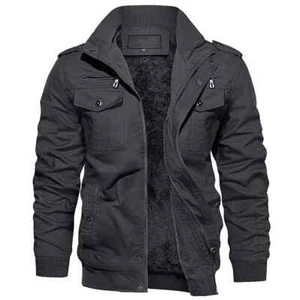 Men’s Fleece-Lined| Winter Jacket | Outdoor Windproof Coat - Picture 1 of 37