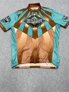 DEATH RIDE CYCLING JERSEY Full Zip Short Slv Summer CLIMBING Primal Sz M - Picture 1 of 9